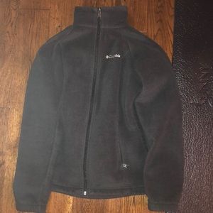 Black Columbia fleece jacket